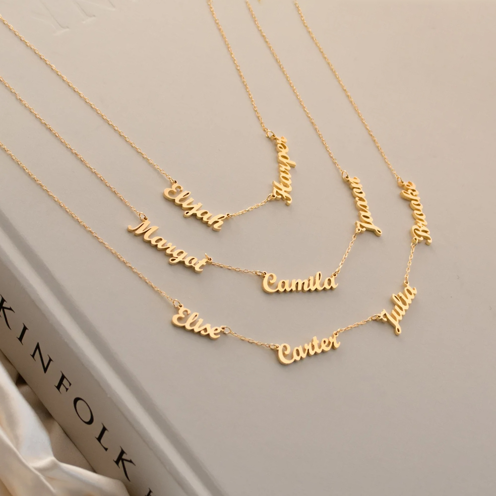 Haiyufly Custom Multiple Name  - đánh giá và giá Birth Flower Necklace